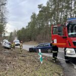 30.12.2023. Krynki. Wypadek / Fot. Patryk Wójcik - Radio Kielce