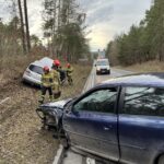 30.12.2023. Krynki. Wypadek / Fot. Patryk Wójcik - Radio Kielce