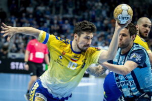 06.12.2023. Szeged. EHF Champions League. Mecz OTP Bank-Pick Szeged - Industria Kielce. / Fot. Sandor Ujvari - PAP/EPA