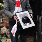 Pożegnano byłego trenera piłkarskiej reprezentacji Polski Wojciecha Łazarka - Radio Kielce 21.12.2023. Łódź. Uroczystości pogrzebowe byłego selekcjonera piłkarskiej reprezentacji Polski Wojciecha Łazarka na Cmentarzu Rzymskokatolickim Św. Rocha przy ul. Zgierskiej w Łodzi / Fot. Marian Zubrzycki - PAP
