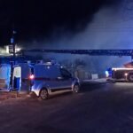 Pożar budynku socjalnego - Radio Kielce Pożar budynku socjalnego - Radio Kielce