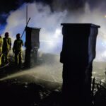 Pożar budynku socjalnego - Radio Kielce Pożar budynku socjalnego - Radio Kielce