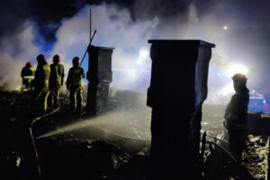 Pożar budynku socjalnego - Radio Kielce