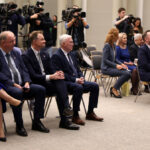 31.01.2024. Warszawa. Ministerstwo Funduszy i Polityki Regionalnej. Podpisanie umów na dofinansowanie inwestycji drogowych / Fot. Urząd Marszałkowski Województwa Świętokrzyskiego