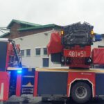 25.01.2024. Skarżysko-Kamienna. Pożar warsztatu samochodowego / Fot. PSP Skarżysko-Kamienna