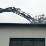 25.01.2024. Skarżysko-Kamienna. Pożar warsztatu samochodowego / Fot. PSP Skarżysko-Kamienna