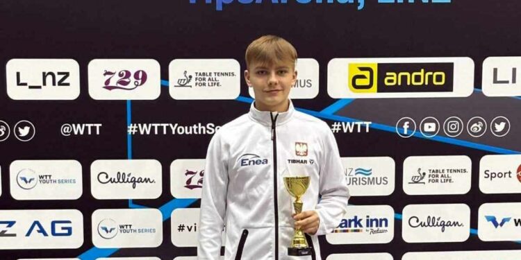 Marcel Błaszczyk trzeci w WTT Youth Contender