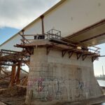 Prace na moście w Sandomierzu / źródło: GDDKiA w Kielcach