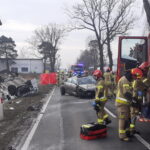 Zderzenie trzech pojazdów. Jedna osoba nie żyje. Są ranni