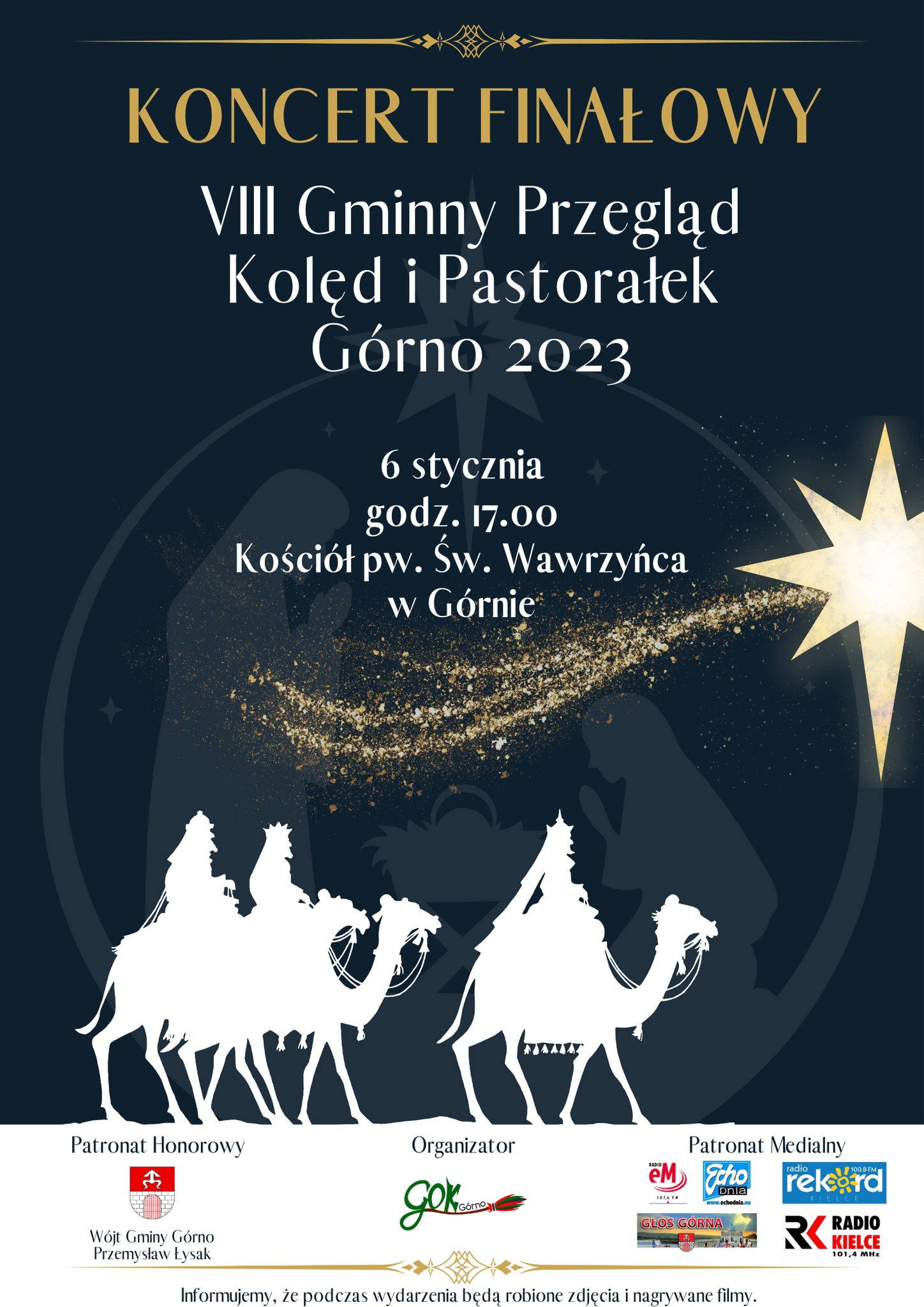Będzie Koncert Finałowy VIII Gminnego Przeglądu Kolęd i Pastorałek w Górnie 2 Będzie Koncert Finałowy VIII Gminnego Przeglądu Kolęd i Pastorałek w Górnie