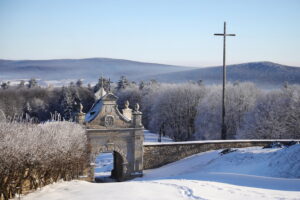 09.01.2024. Święty Krzyż. Zima. / Fot. Wiktor Taszłow - Radio Kielce