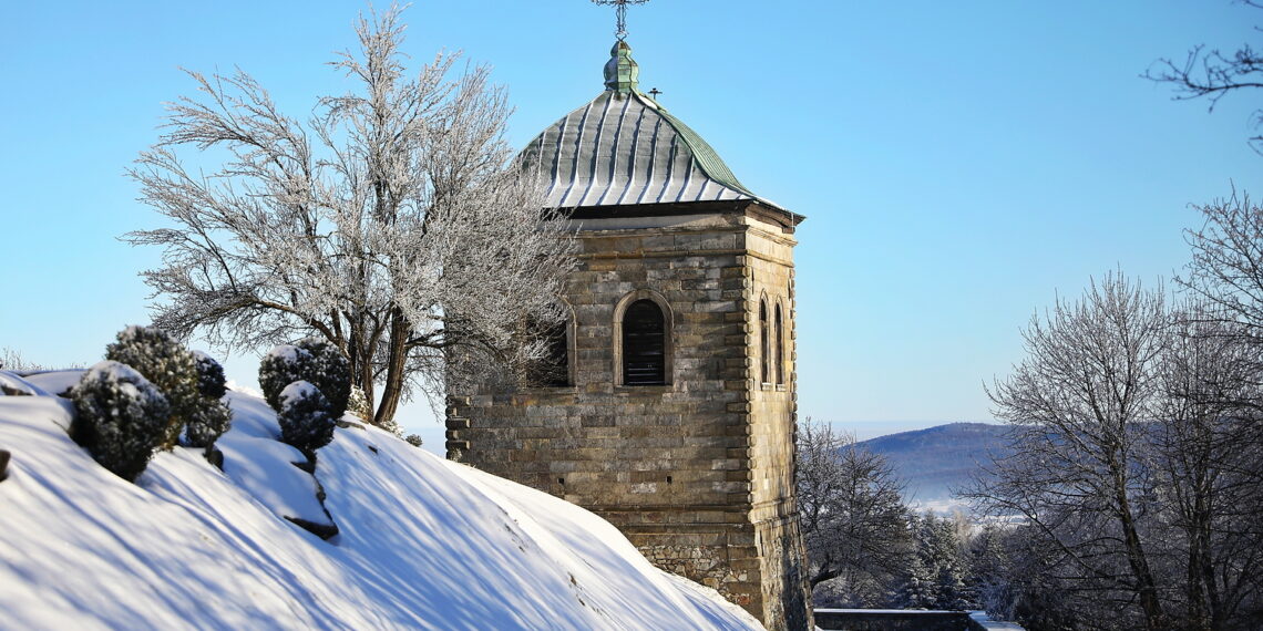 09.01.2024. Święty Krzyż. Zima. / Fot. Wiktor Taszłow - Radio Kielce