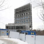 12.01.2024. Kielce. Budowa siedziby NFZ / Fot. Wiktor Taszłow - Radio Kielce