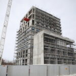 12.01.2024. Kielce. Budowa siedziby NFZ / Fot. Wiktor Taszłow - Radio Kielce