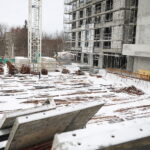 12.01.2024. Kielce. Budowa siedziby NFZ / Fot. Wiktor Taszłow - Radio Kielce