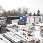 12.01.2024. Kielce. Budowa siedziby NFZ / Fot. Wiktor Taszłow - Radio Kielce