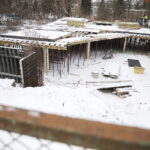 12.01.2024. Kielce. Budowa siedziby NFZ / Fot. Wiktor Taszłow - Radio Kielce