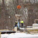 12.01.2024. Kielce. Budowa siedziby NFZ / Fot. Wiktor Taszłow - Radio Kielce