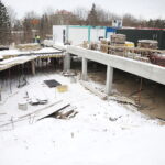 12.01.2024. Kielce. Budowa siedziby NFZ / Fot. Wiktor Taszłow - Radio Kielce