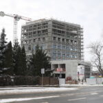 12.01.2024. Kielce. Budowa siedziby NFZ / Fot. Wiktor Taszłow - Radio Kielce