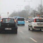 18.01.2024. Kielce. Ulica Grunwaldzka. Utrudnienia spowodowane budową Inteligentnego Systemu Transporotowego / Fot. Wiktor Taszłow - Radio Kielce