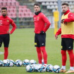 31.01.2024. Kielce. Trening Korony Kielce / Fot. Wiktor Taszłow - Radio Kielce