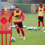 31.01.2024. Kielce. Trening Korony Kielce / Fot. Wiktor Taszłow - Radio Kielce