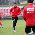 31.01.2024. Kielce. Trening Korony Kielce / Fot. Wiktor Taszłow - Radio Kielce