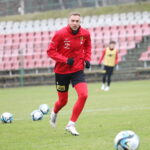 31.01.2024. Kielce. Trening Korony Kielce / Fot. Wiktor Taszłow - Radio Kielce