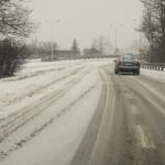 07.01.2024. Kielce. Zima na drogach / Fot. Jarosław Kubalski - Radio Kielce
