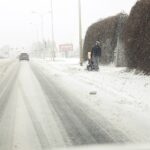 07.01.2024. Kielce. Zima na drogach / Fot. Jarosław Kubalski - Radio Kielce