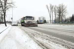 07.01.2024. Kielce. Zima na drogach / Fot. Jarosław Kubalski - Radio Kielce