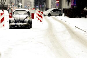 07.01.2024. Kielce. Zima na drogach / Fot. Jarosław Kubalski - Radio Kielce