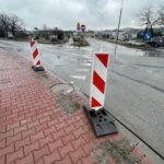 25.01.2024. Kielce. Skrzyżowanie ulicy Fabrycznej z aleją Górników Staszicowskich w Kielcach. Budowa Inteligentnego Systemu Transportowego / Fot. Jarosław Kubalski – Radio Kielce