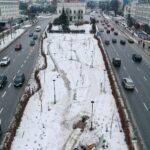 Czy kontrowersyjna „oaza” będzie gotowa wiosną? - Radio Kielce 18.01.2024. Kielce. Teren przy dawnej kieleckiej Synagodze / Fot. Jarosław Kubalski - Radio Kielce