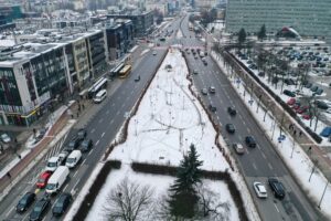 18.01.2024. Kielce. Teren przy dawnej kieleckiej Synagodze / Fot. Jarosław Kubalski - Radio Kielce