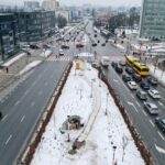 Czy kontrowersyjna „oaza” będzie gotowa wiosną? - Radio Kielce 18.01.2024. Kielce. Teren przy dawnej kieleckiej Synagodze / Fot. Jarosław Kubalski - Radio Kielce