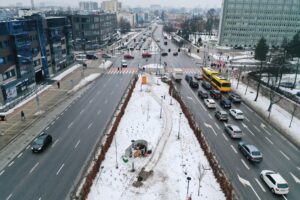 18.01.2024. Kielce. Teren przy dawnej kieleckiej Synagodze / Fot. Jarosław Kubalski - Radio Kielce