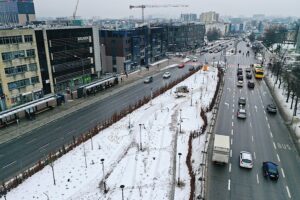 18.01.2024. Kielce. Teren przy dawnej kieleckiej Synagodze / Fot. Jarosław Kubalski - Radio Kielce