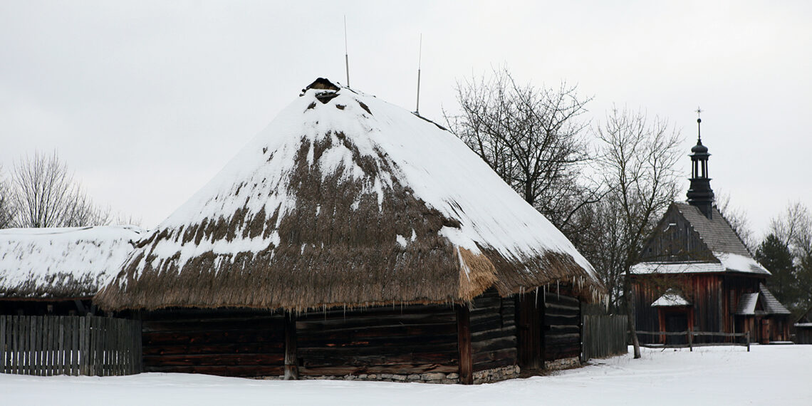 13.01.2024. Tokarnia. Park Etnograficzny w Tokarni / Fot. Robert Felczak – Radio Kielce