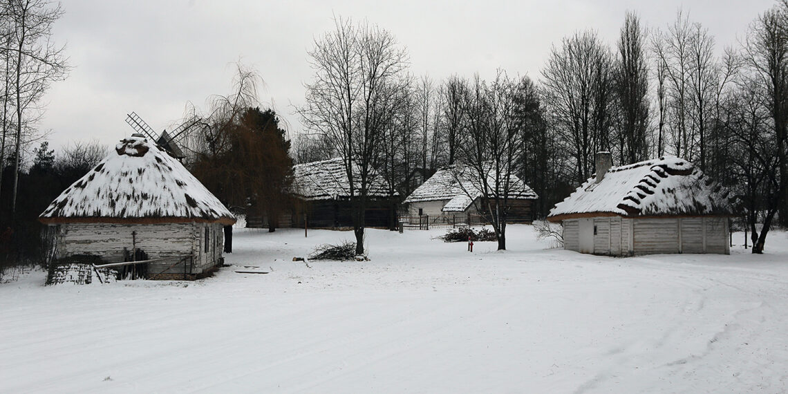 13.01.2024. Tokarnia. Park Etnograficzny w Tokarni / Fot. Robert Felczak – Radio Kielce