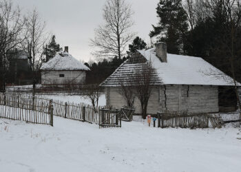 13.01.2024. Tokarnia. Park Etnograficzny w Tokarni / Fot. Robert Felczak – Radio Kielce