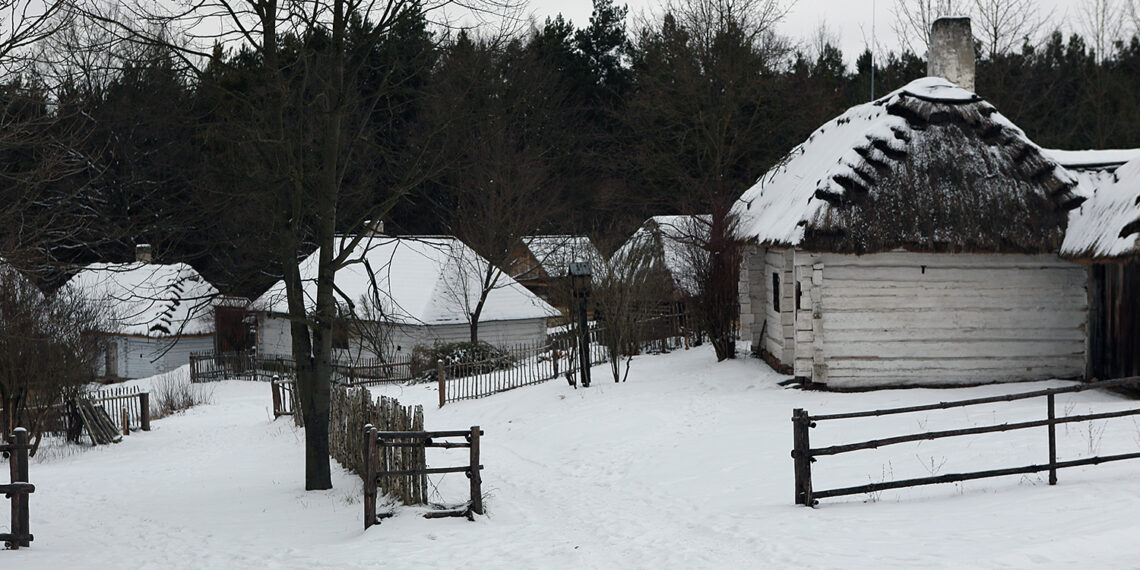 13.01.2024. Tokarnia. Park Etnograficzny w Tokarni / Fot. Robert Felczak – Radio Kielce