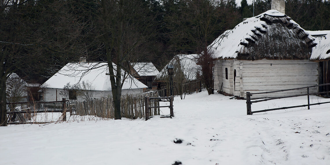 13.01.2024. Tokarnia. Park Etnograficzny w Tokarni / Fot. Robert Felczak – Radio Kielce