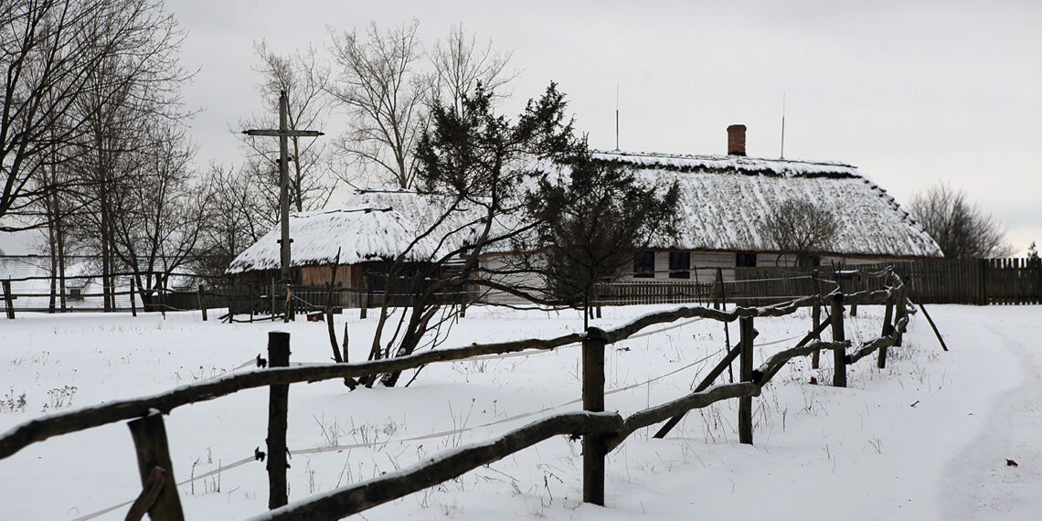 13.01.2024. Tokarnia. Park Etnograficzny w Tokarni / Fot. Robert Felczak – Radio Kielce