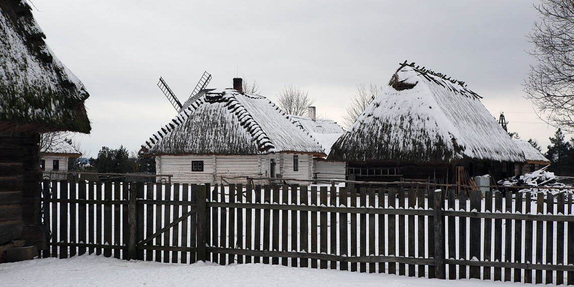 13.01.2024. Tokarnia. Park Etnograficzny w Tokarni / Fot. Robert Felczak – Radio Kielce