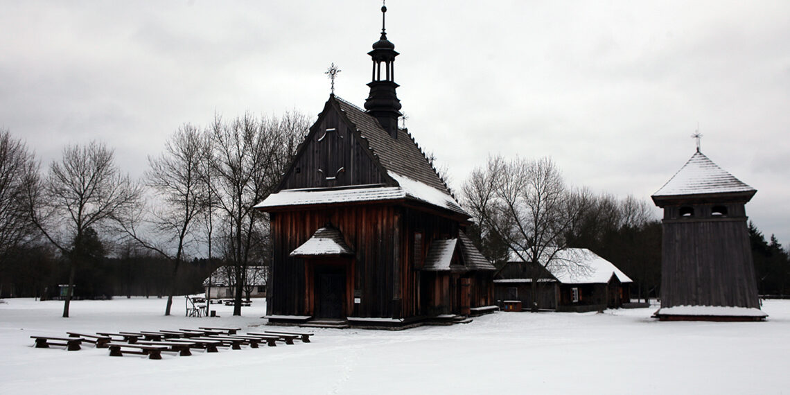 13.01.2024. Tokarnia. Park Etnograficzny w Tokarni / Fot. Robert Felczak – Radio Kielce