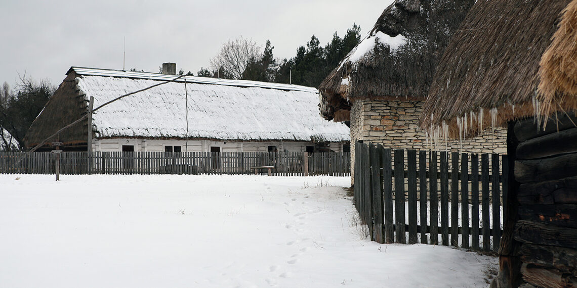 13.01.2024. Tokarnia. Park Etnograficzny w Tokarni / Fot. Robert Felczak – Radio Kielce