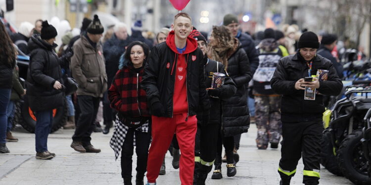 Kielce szykują się na 34. Finał WOŚP - Radio Kielce 28.01.2024 Kielce. Wielka Orkiestra Świątecznej Pomocy. WOŚP / Fot. Jarosław Kubalski - Radio Kielce