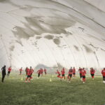 08.01.2024. Bilcza. Pierwszy po zimowej przerwie trening piłkarzy Korony / Fot. Jarosław Kubalski - Radio Kielce